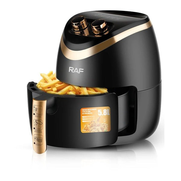 RAF  Air Fryer R.5232 B/W 1400W, 5 liters - 3-Year Warranty