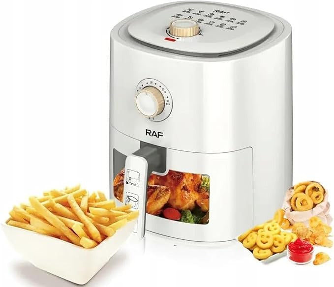 RAF Air Fryer,R.5332W ,6L 1500W,White