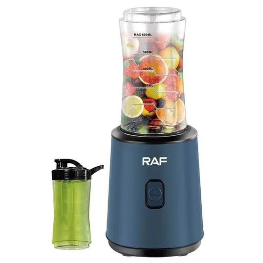 RAF Blender 0.6L, 300W – Personal Smoothie & Juice Maker, Blue, R.397B