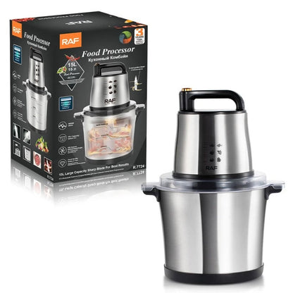 RAF Electric Food Chopper – 1000W, R.7724, High Performance Kitchen Processor