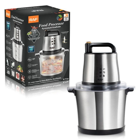 RAF Electric Food Chopper – 1000W, R.7724, High Performance Kitchen Processor