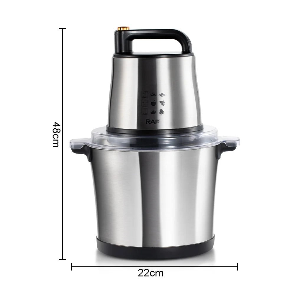RAF Electric Food Chopper – 1000W, R.7724, High Performance Kitchen Processor