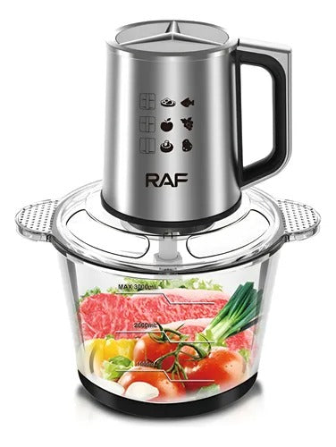 RAF Electric Food Processor – 3L, 1000W Professional Kitchen Chopper, R.7700