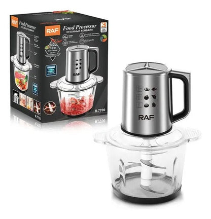 RAF Electric Food Processor – 3L, 1000W Professional Kitchen Chopper, R.7700