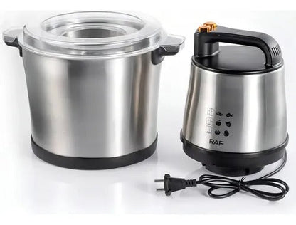 RAF Electric Food Processor & Chopper – 10L, 1000W, Silver, R.7723