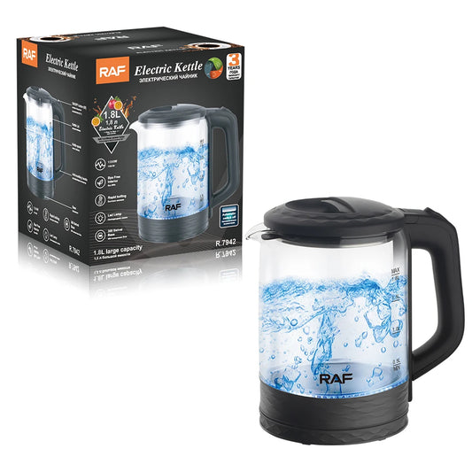 RAF Electric Kettle 1.8L – Stainless Steel Fast Boil Water Kettle – Model R.7941