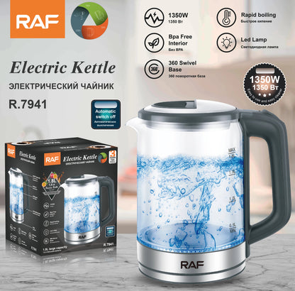 RAF Electric Kettle 1.8L – Stainless Steel Fast Boil Water Kettle – Model R.7941