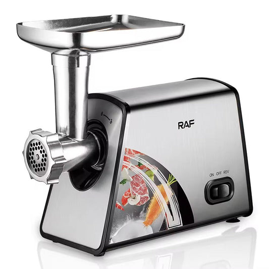 RAF Electric Meat Grinder – 2000W, Stainless Steel, High Power, R.3378