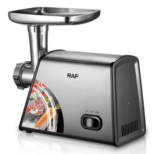 RAF Electric Meat Grinder – 2000W, Stainless Steel, High Power, R.3378