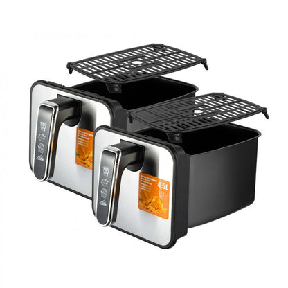 RAF Essential Air fryer R.5376, 2200 Watt, 9 Liter, 220v, 50Hz, Black