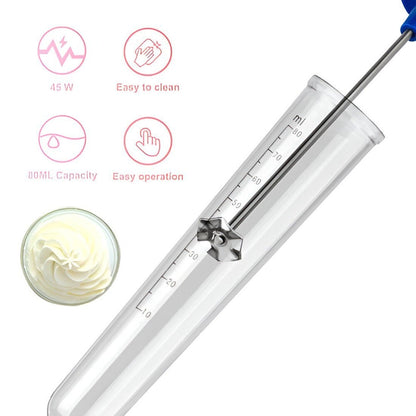 RAF R-108 Hand Coffee Mixer, Rechargeable Electric Milk Frother & Egg Whisk, 3-Speed Handheld Mixer