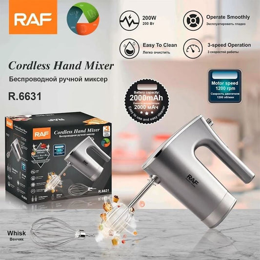 RAF R.6631 Stand Mixer, 1200W, 8-Speed, 5L Stainless Steel Bowl