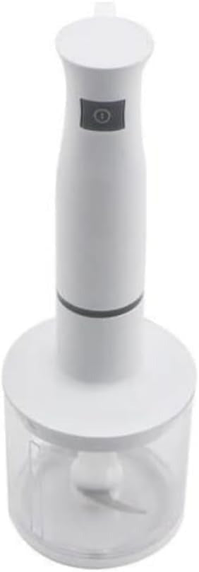 RAF R.298 4-in-1 Hand Blender Set, 800W Powerful Motor, Stainless Steel Stick Blender with Chopper, Whisk & Measuring Cup – Silver
