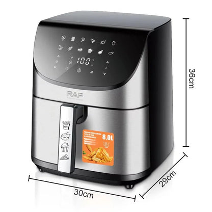 RAF Air Fryer, Oil-Free, 2000 Watts, 8 Liters (R.5265)