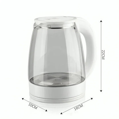 RAF R.7840 Electric Glass Kettle – 1.8L, Stainless Steel Base, 2200W