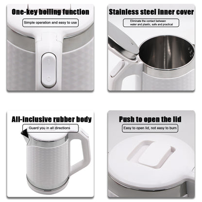 RAF R.7875 Electric Kettle – 2L Bicolor Double Wall Stainless Steel, 1500W