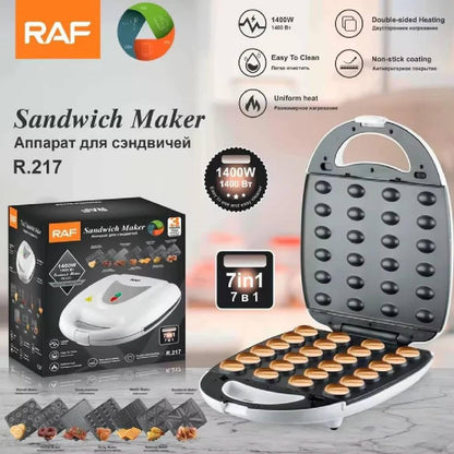 RAF Sandwich Maker 1×7 1400 Watt R.217