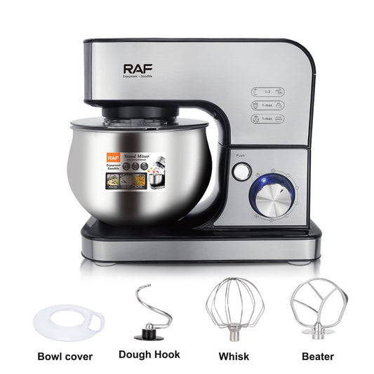 RAF Stand Mixer – 1000W, 5L Bowl, R.6605, Horizontal Electric Dough & Food Mixer