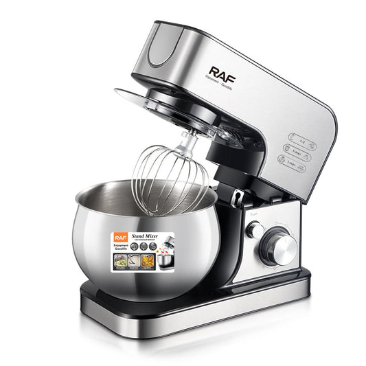 RAF Stand Mixer – 1000W, 5L Bowl, R.6605, Horizontal Electric Dough & Food Mixer