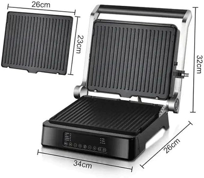 RAF Steak Machine & Grill & Waffle R.535, 1800 Watt, 220v, 50Hz, Silver
