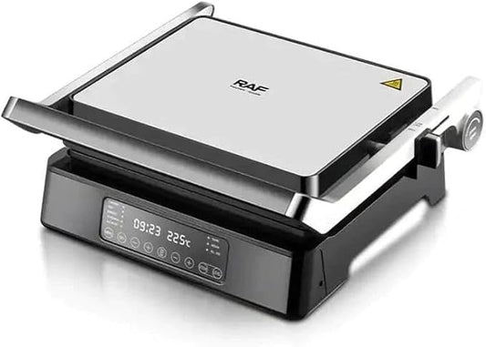 RAF Steak Machine & Grill & Waffle R.535, 1800 Watt, 220v, 50Hz, Silver