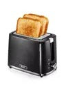 RAF Toaster , 2 Slices, 900 Watt, Black Silver - R.2102