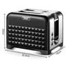 RAF Toaster , 2 Slices, 930 Watt, Black Silver - R.2101